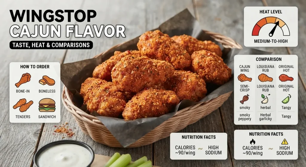 Wingstop Cajun flavor