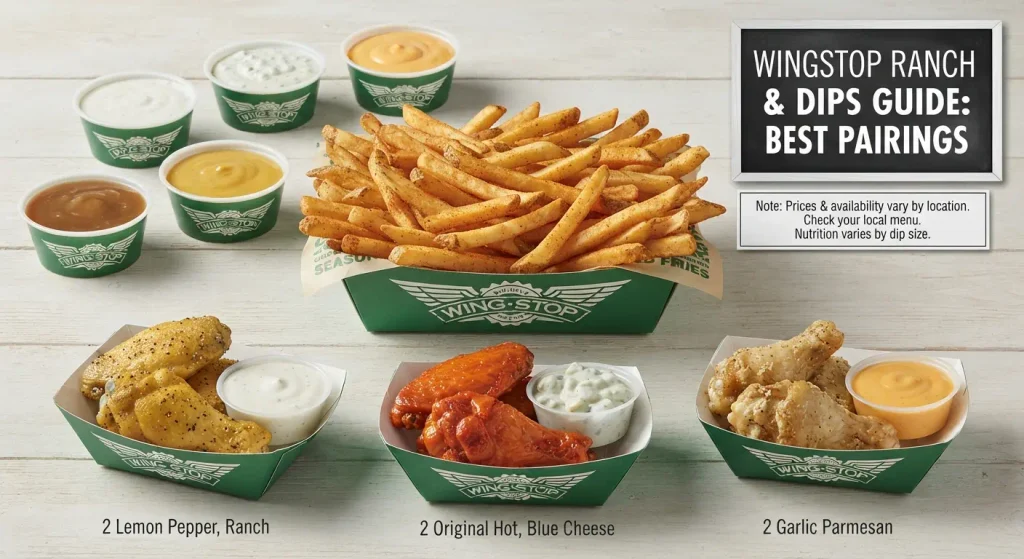 Wingstop ranch and dips guide with best sauce pairings
