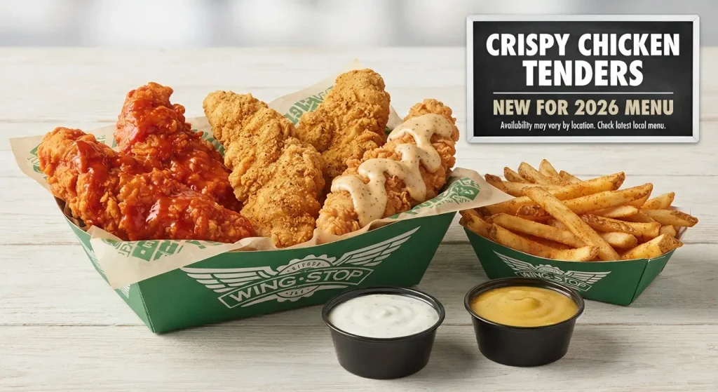 Wingstop Menu - Crispy Chicken Tenders: 2026 New Flavor Options and Sides