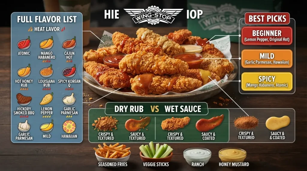 wingstop tenders flavors